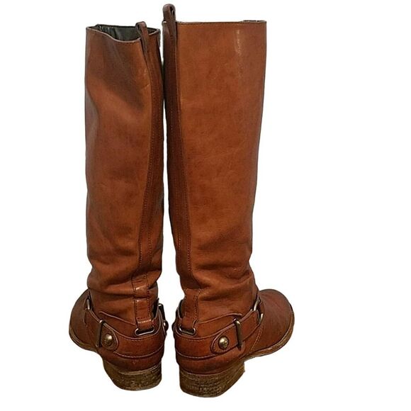 Coach VTG Natalie Brown leather harness tall Riding boots Women's 6B - Picture 6 of 15